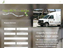 Tablet Screenshot of dragonflymechanical.com